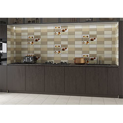 Glossy Orange Kitchen